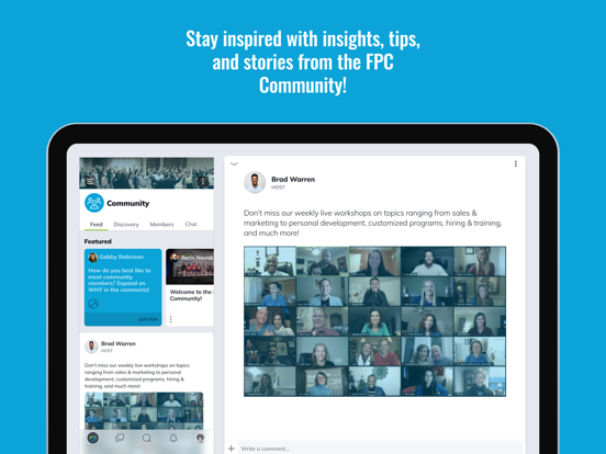 FPC Community iPad screenshot 4 - Business app