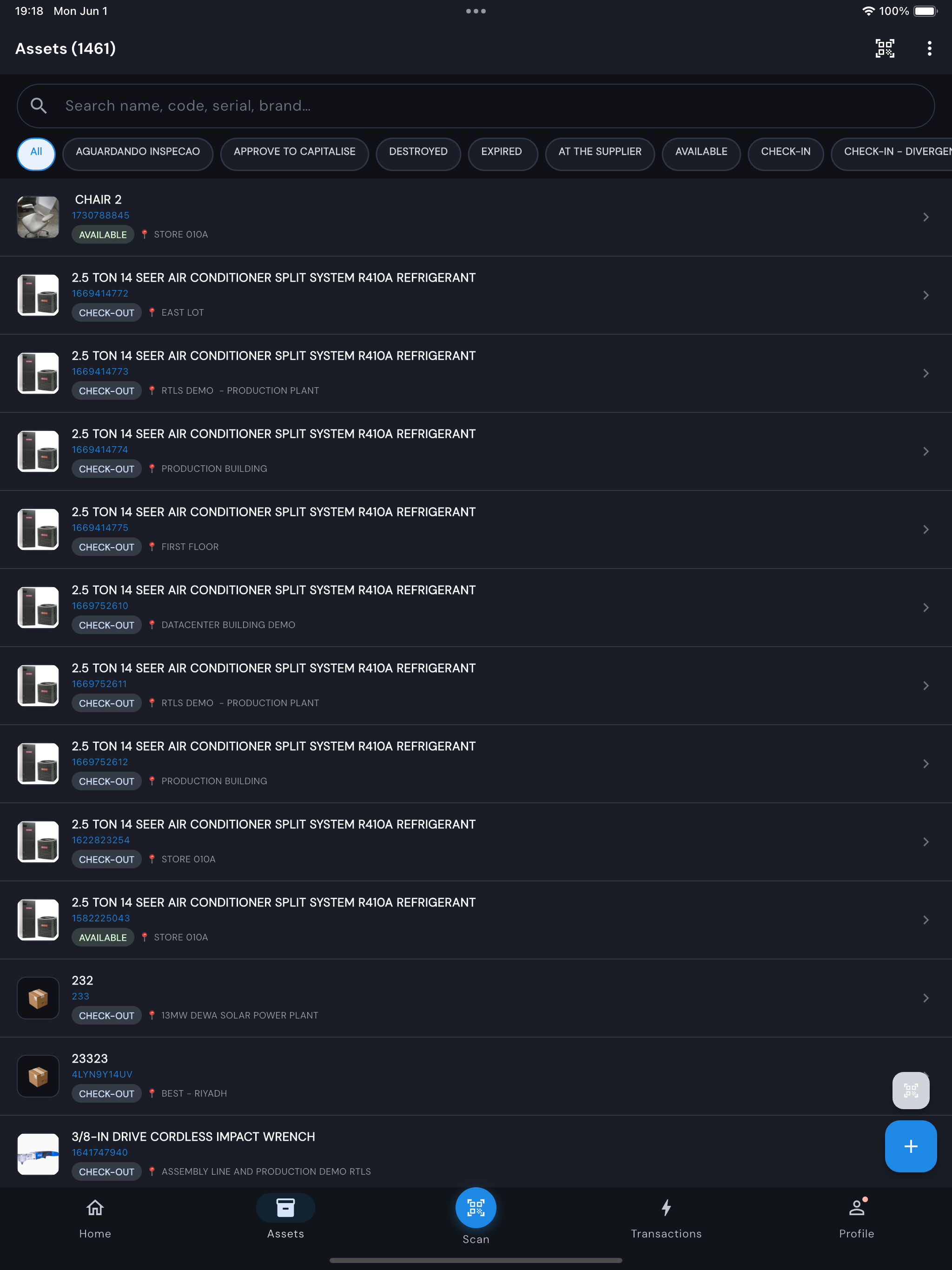 Smartx HUB Asset Tracking