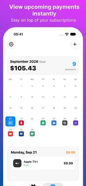 Subscription Tracker – Subs screenshot 2