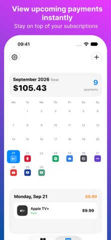 Subscription Tracker – Subs Screenshot 2 of 6