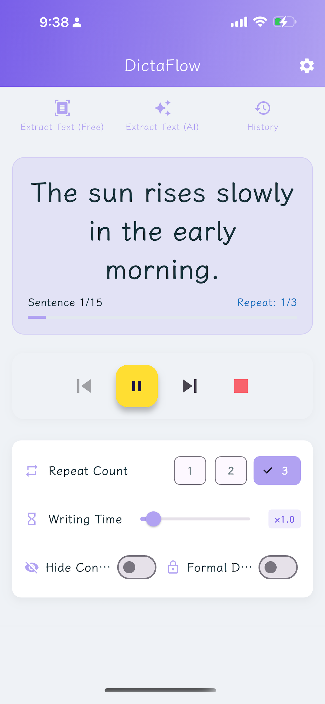 DictaFlow:Spelling & Dictation screenshot 4