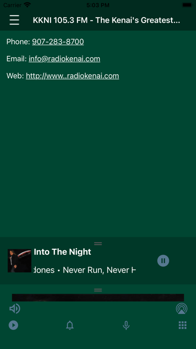KKNI-FM Screenshot