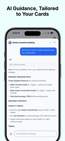 MaxWorth: Credit Card Rewards screenshot
