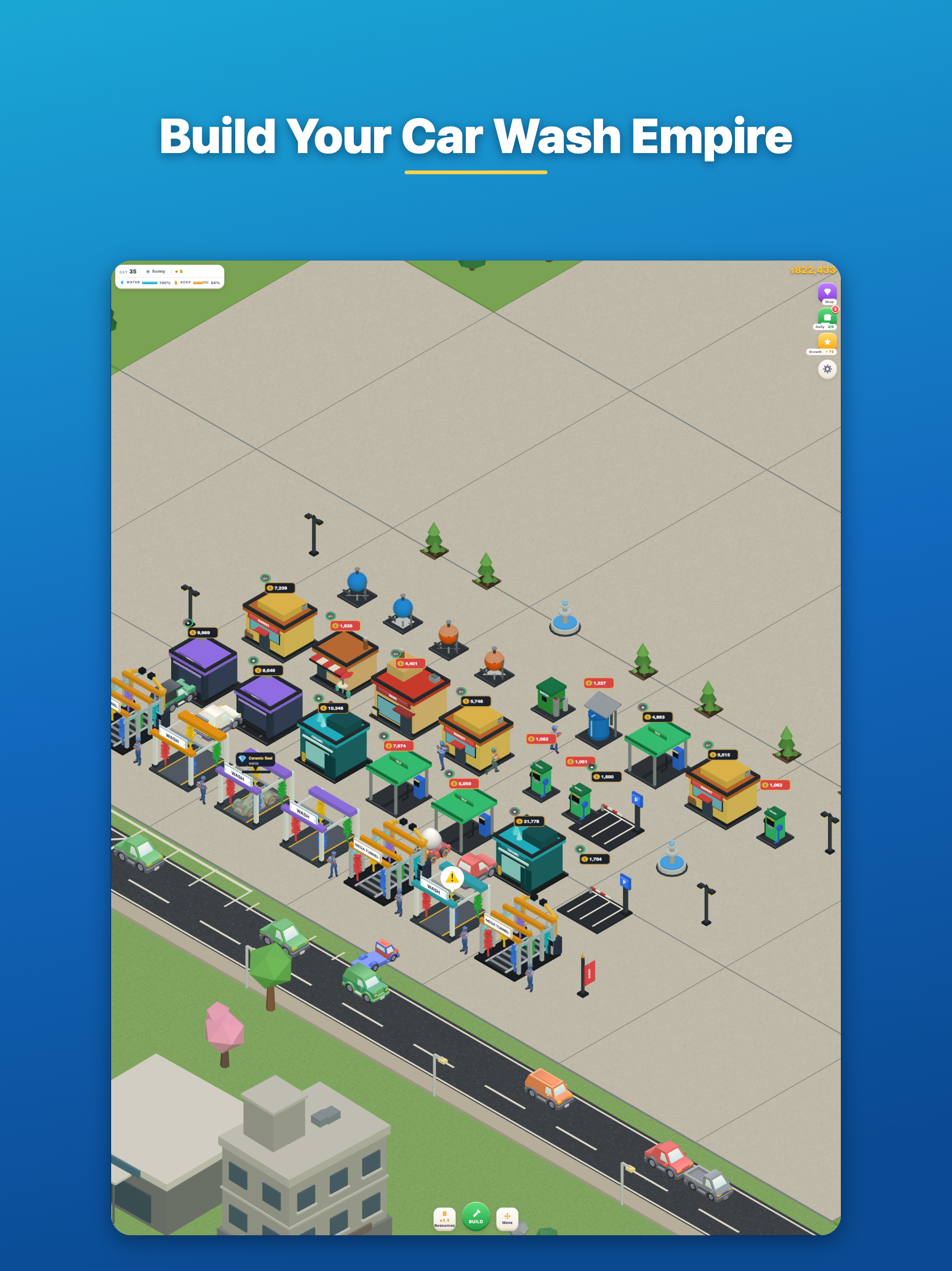 Sudsy: Car Wash Tycoon 3D screenshot 10