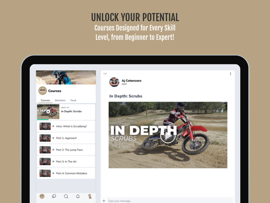 The Moto Academy 2.0 iPad screenshot 2 - Social Networking app