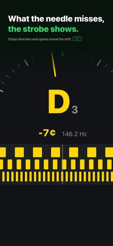 oTuner - Guitar & Bass Tuner screenshot 2