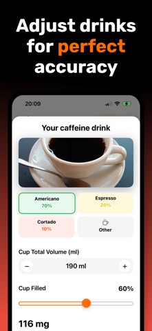 Caffix AI – Caffeine Assistant screenshot
