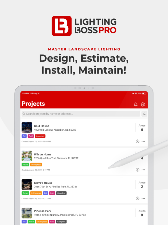Lighting BOSS PRO iPad screenshot 2 - Utilities app