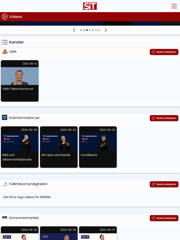 Screenshot #5 pour SiT - Info på teckenspråk