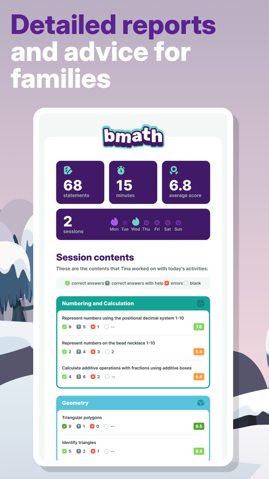 #7. bmath: Learn maths at home (iOS) 게시자: Innovamat Education S.L.