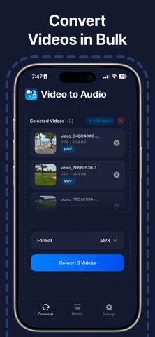 Convert Video to Audio: V2A Screenshot 4 of 7