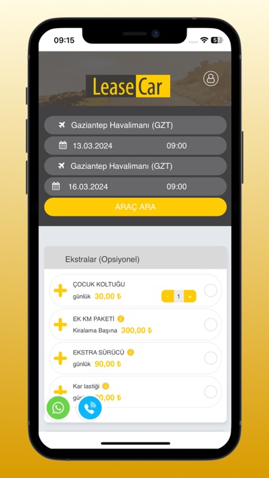 LeaseCar Oto Kiralama Screenshot