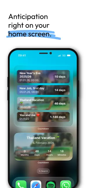Countdown: Your milestones screenshot 3