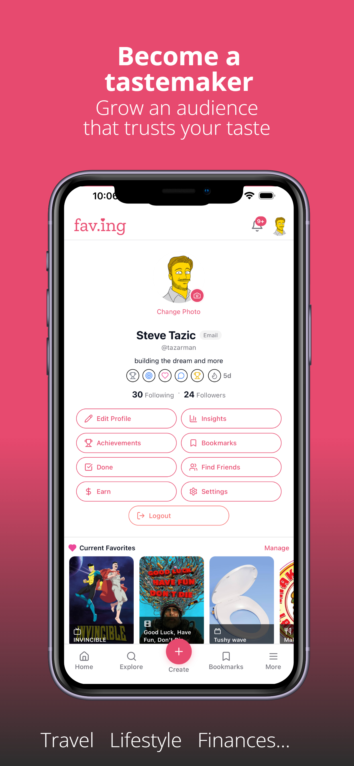 fav.ing - a social list app screenshot 8