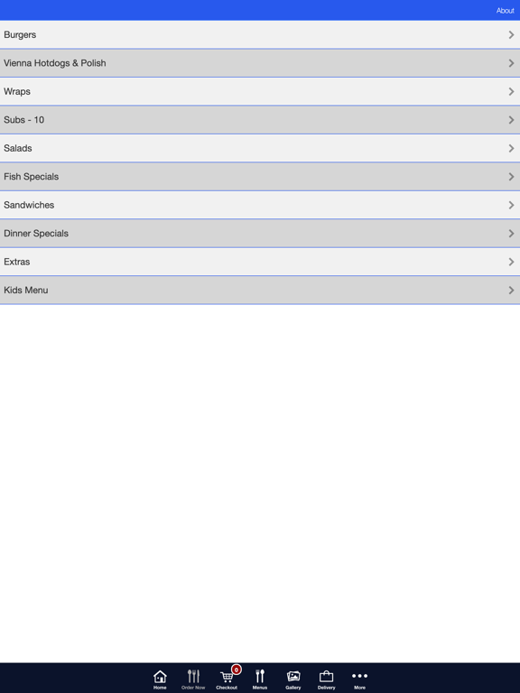 Nabbys iPad screenshot 2 - Food & Drink app