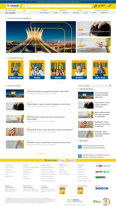 Farmácias Nissei iPhone screenshot 10 - Health & Fitness app
