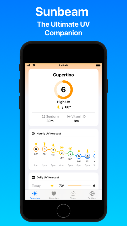 #1. Sunbeam: UV Index (iOS) 由: Richard Jones