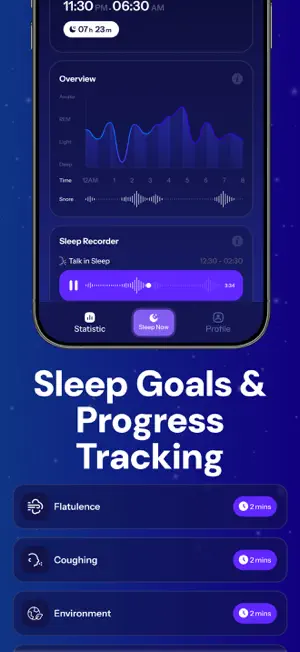 Sleep Tracker Snore Recorder screenshot 3