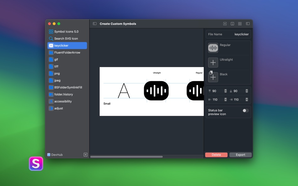 #3. Create Custom Symbols (macOS) Bởi: 楚江 王