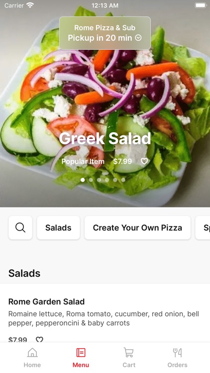 Rome Pizza & Sub To Go