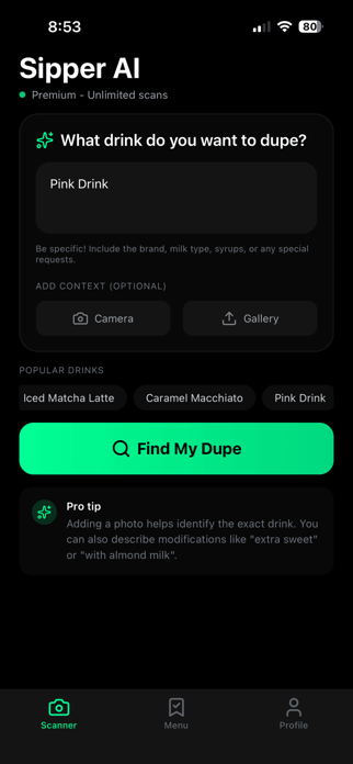 Sipper AI Screenshot 1 of 5