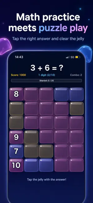 Math Jelly screenshot 1