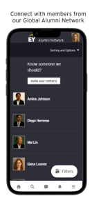 EY Alumni Network screenshot