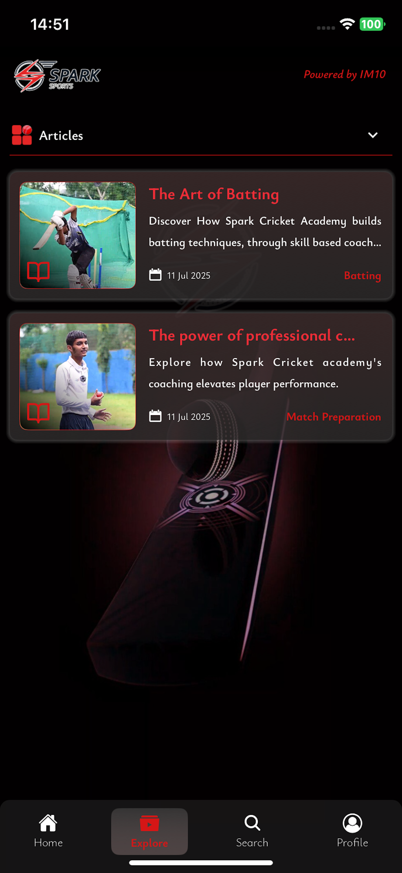 Spark Cricket Academy screenshot 4