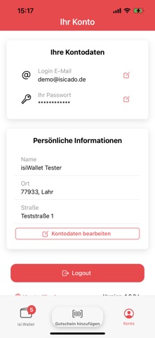 isi:Wallet Screenshot 5 of 5