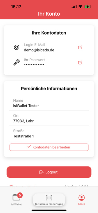 isi:Wallet Screenshot 5 of 5