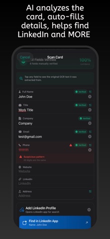 CardScan Pro: Business Cards screenshot