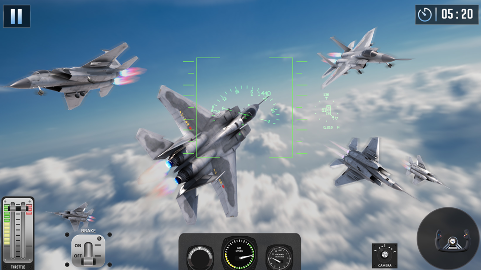 #6. Plane Simulator: Plane Games (iOS) By: Muhammad Hussain