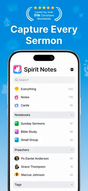 Spirit Notes: Sermon & Bible screenshot 1