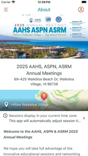 AAHS, ASPN, ASRM, Meeting screenshot 1