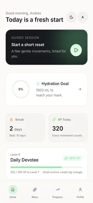 MindfulMovementApp screenshot 3