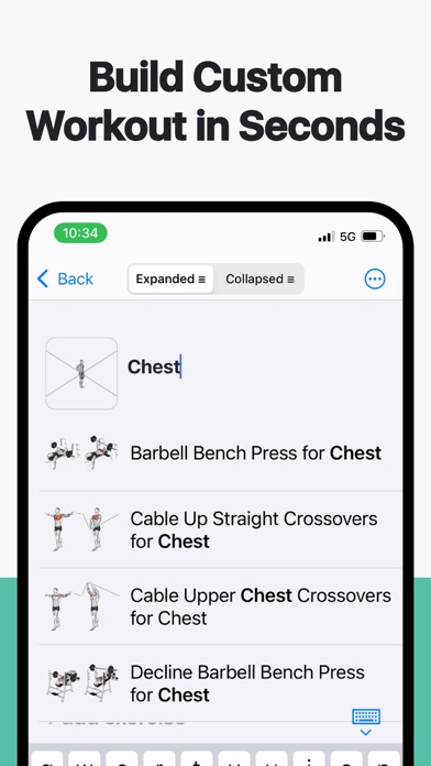 Gym Log - IRONOTES Screenshot