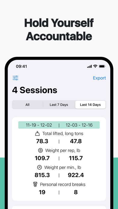 Simple Workout Log - IRONOTES Screenshot