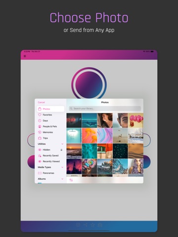 PhotoFrame for Instagram iPad screenshot