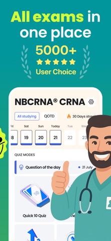 NBCRNA CRNA Test Prep 2026 iPhone screenshot