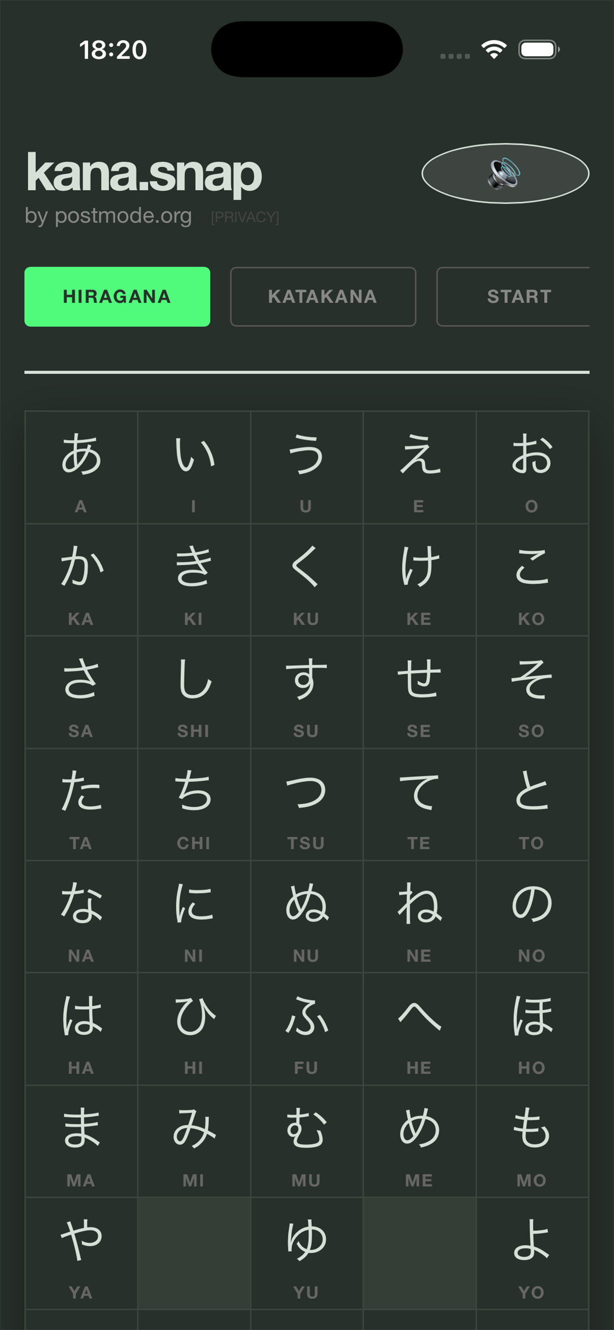Kana Snap: Learn Hiragana Fast