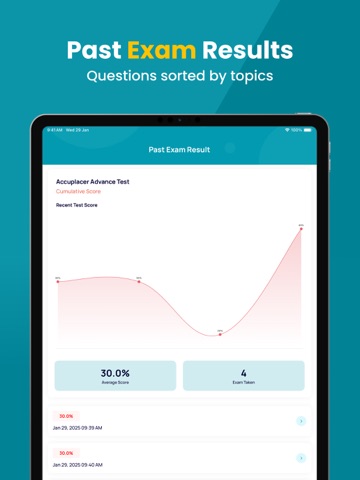 Life Insurance Practice Test. iPad screenshot