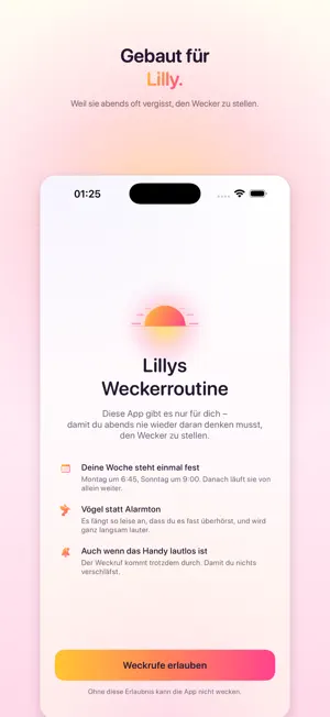 Lillys Weckerroutine screenshot 1