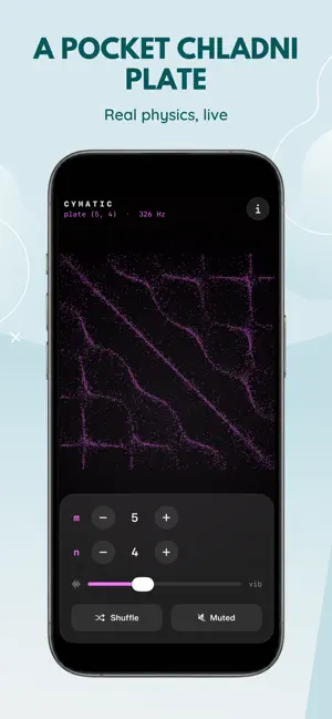 Cymatic: Chladni Sand Plate screenshot 1