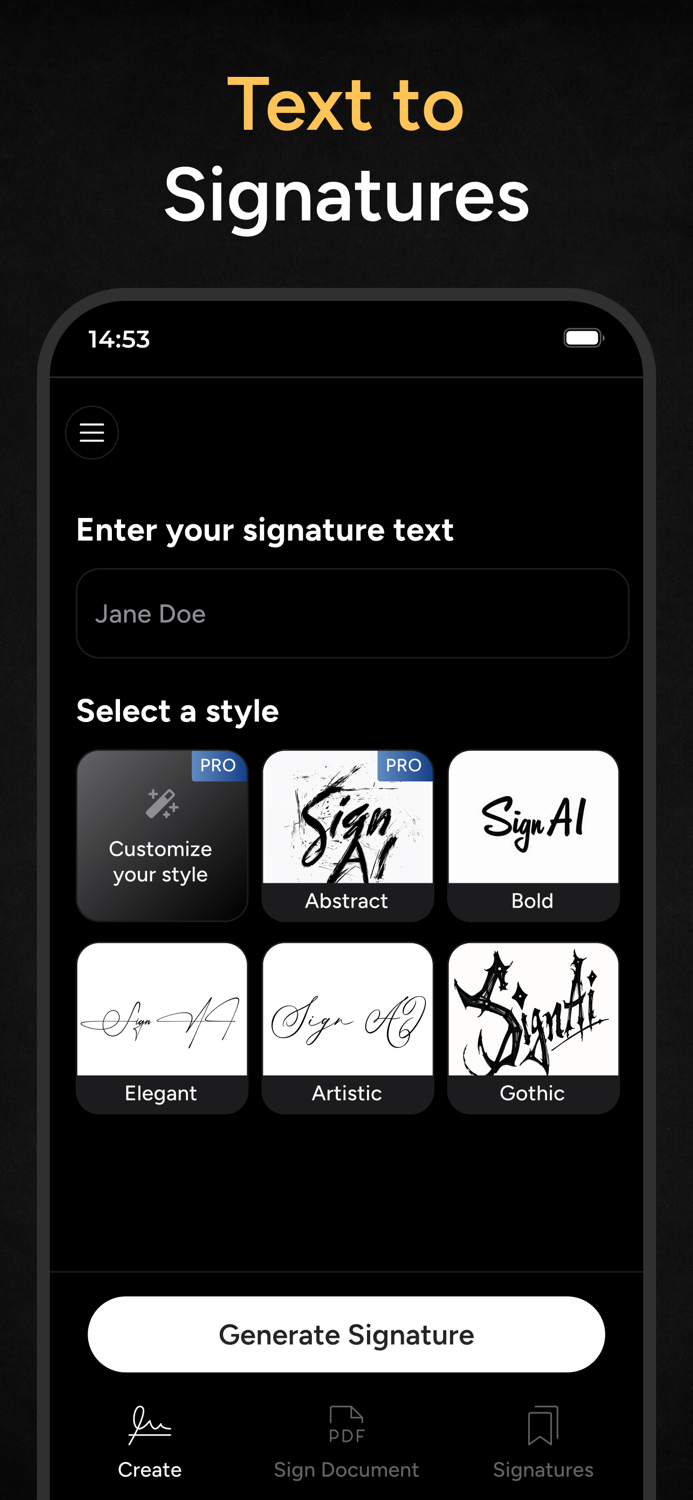 Sign AI - AI Signature Maker