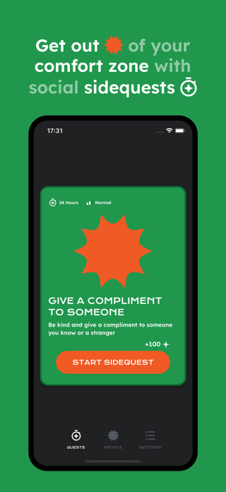 Sidequest - Social challenges Screenshot 1 of 3