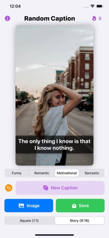 Random Caption screenshot