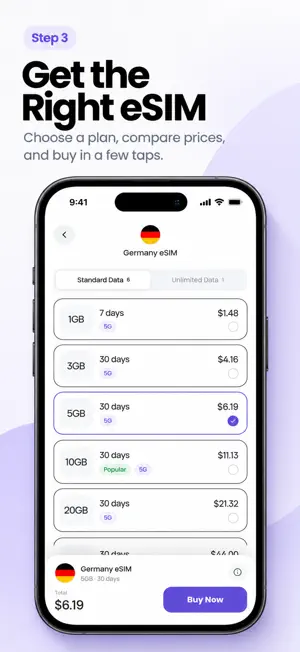 Rovesgo eSIM: Travel Data screenshot 3