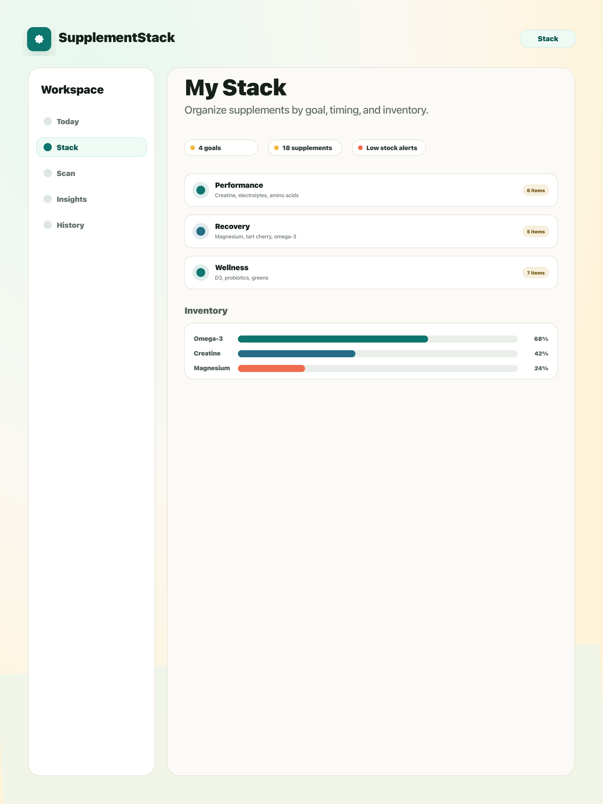 SupplementStack screenshot 7