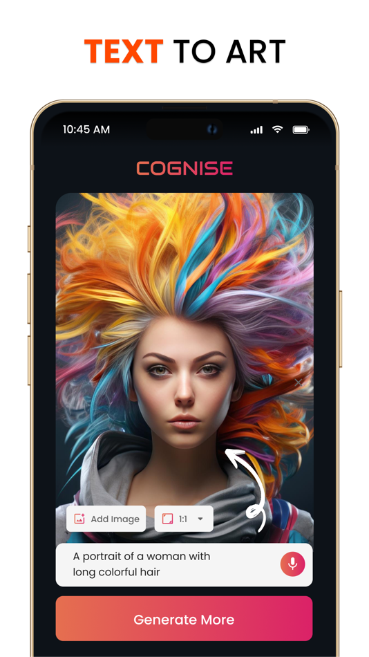#3. Cognise- Ai Photo Generator (iOS) By: digital roots technologies