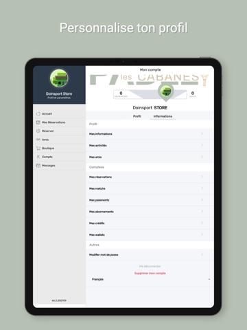 Padel Les Cabanes iPad screenshot